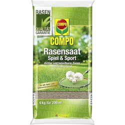 COMPO Rasensaat Spiel und Sport (4 kg für 200 m², strapazierfähig)
