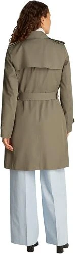 Tommy Hilfiger Cotton Slim Trenchcoat Mantel tundra brown (Damen) für 48€ (-24%)