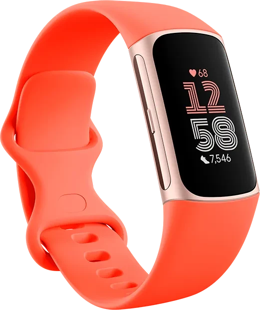 Fitbit Charge 6 Aktivitäts-Tracker coral/champagne gold für 79€ (-11%)