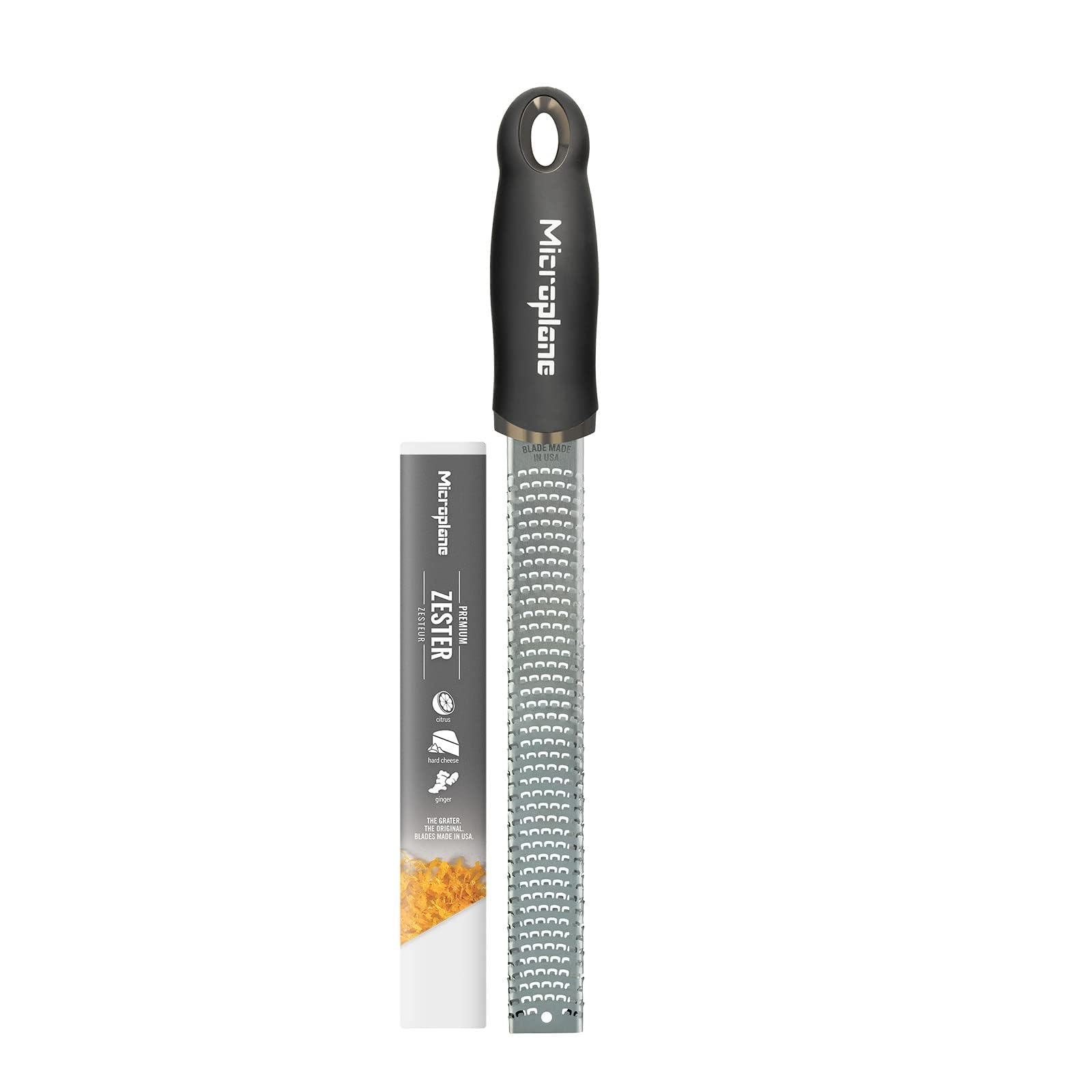 Microplane Zester Küchenreibe in Schwarz für 13€ (-32%)