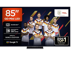 TCL 85Q8C 85″ QD-Mini LED TV (4K, 144Hz, Bang & Olufsen Sound) für 1799€ (-13%)