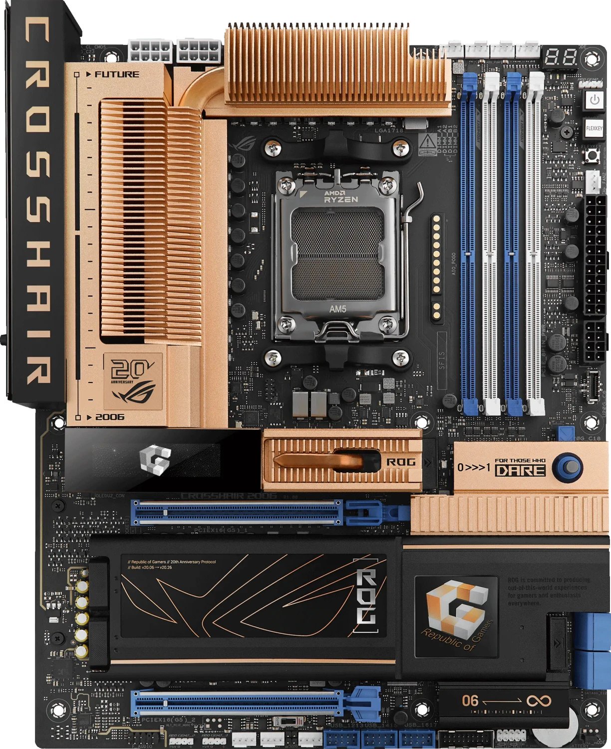 ASUS ROG Crosshair 2006 (AMD AM5) für 711€ (-38%)