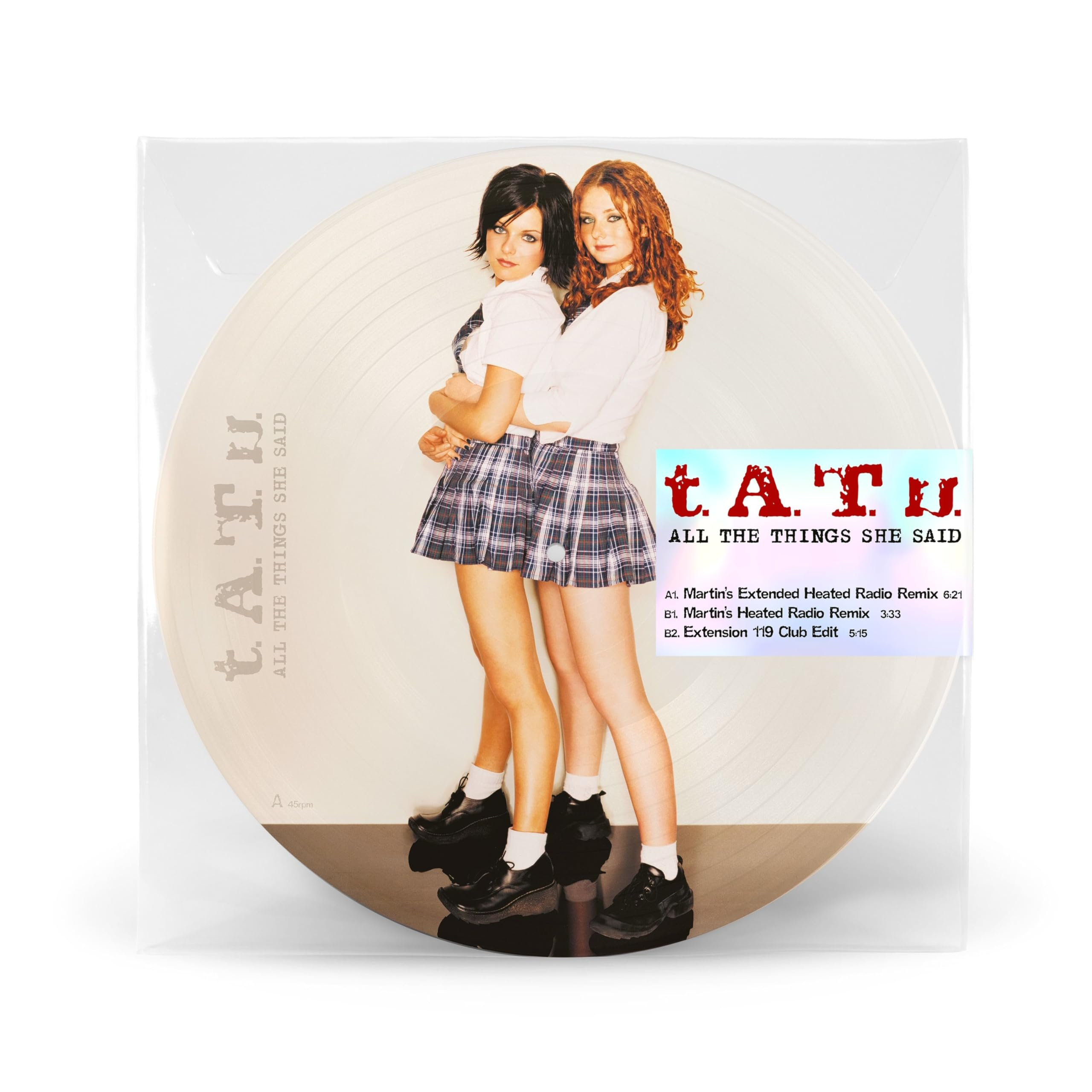t.A.T.u. – All The Things She Said – Limited Picture Disc Vinyl für 19€ (-25%)