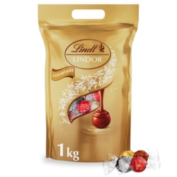 Lindt LINDOR Schokoladen Kugeln Klassische Mischung (1 kg) für 26€ (-35%)