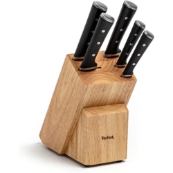 Tefal Ice Force Messerblock (Holz, 5 Messer, Edelstahl) für 58€ (-20%)