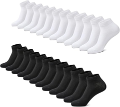 FALARY Sneaker Socken (12 Paar, Bio-Baumwolle) für 13€ (-24%)