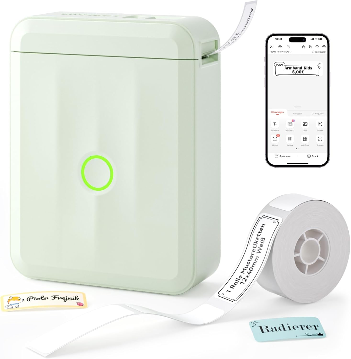 NIIMBOT D110 Mini Etikettendrucker – Neuer Bestpreis für 7€ (-52%)