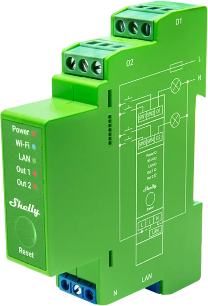 Shelly Pro Dimmer 2PM, Dimmaktor für 51€ (-6%)