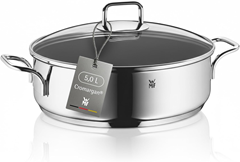 WMF Schmorpfanne 28 cm hoher Rand mit Deckel (5 L, Induktion) für 44€ (-10%)