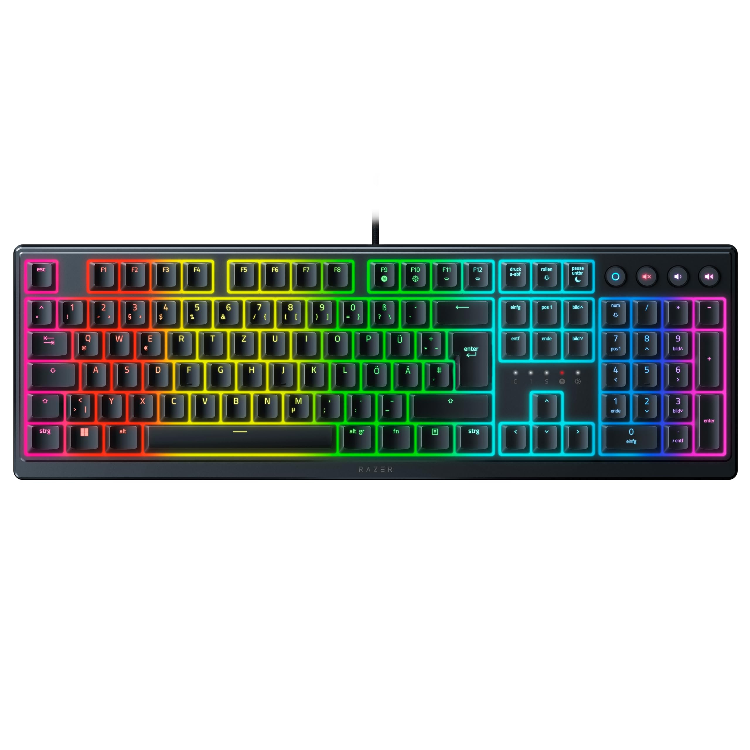 Razer Ornata V3 – Flache Mecha-Membran PC Gaming-Tastatur für 49€ (-26%)