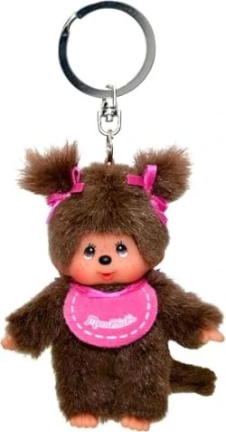 Sekiguchi Monchhichi Mädchen Schlüsselanhänger 10cm rosa für 12€ (-10%)