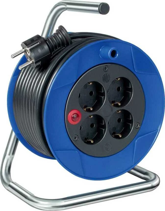 Brennenstuhl Garant Kompakt Kabeltrommel, Schuko auf 4x Schuko, 15m, IP20, H05VV-F 3G1,5 für 20€ (-13%)