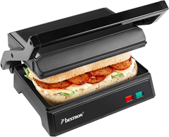 Bestron Panini-Kontaktgrill (1000W, Antihaftbeschichtung) für 20€ (-39%)