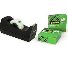 Scotch Tischabroller (Schwarz, beschwert) inkl. 3 Rollen Scotch Magic Tape für 10€ (-24%)