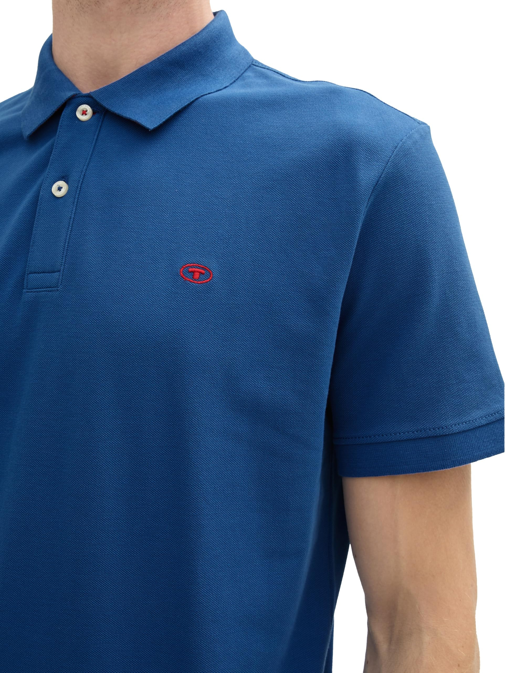 Tom Tailor Herren Piqué Poloshirt Baumwolle Blue Größe M – 3XL ab 7,43€ für 7€ (-63%)