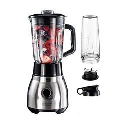 Russell Hobbs Standmixer 2-in-1 (1,5 L Glas + 0,6 L To-Go, Ice-Crush)