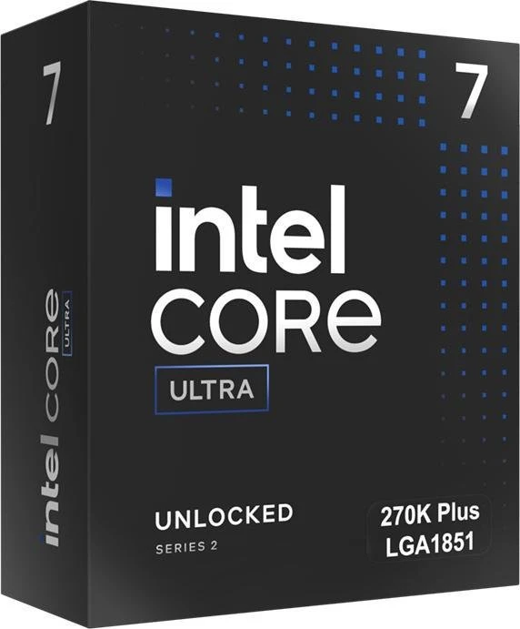 Intel Core Ultra 7 270K Plus, 8P+16E/24T, 3.70-5.50GHz, boxed ohne Kühler für 298€ (-5%)