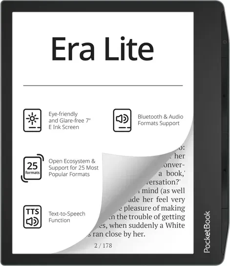 PocketBook Era Lite, Stone Green, 16GB Flash für 179€ (-7%)