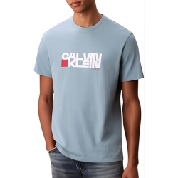 Calvin Klein Herren T-Shirt Kurzarm Redbox Graphic Tee mit Logo für 14€ (-61%)