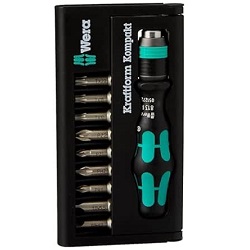 Wera Kraftform Kompakt 10 (10-teilig, Rapidaptor, Falttasche) für 17€ (-30%)