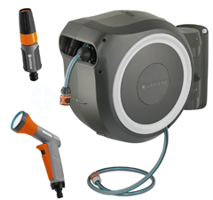 Gardena Wand-Schlauchbox RollUp XL (35m, inkl. Brausen) für 189€ (-10%)