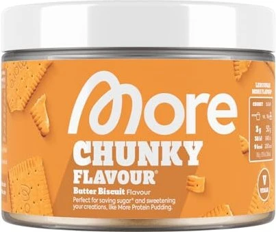 More Nutrition Chunky Flavour Butterkeks 150g für 12€ (-24%)