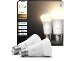 Philips Hue White E27 Doppelpack (1100 Lumen, dimmbar, Bluetooth) für 20€ (-31%)