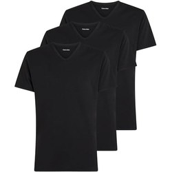 Calvin Klein Herren 3er-Pack T-Shirts V-Ausschnitt (Schwarz)