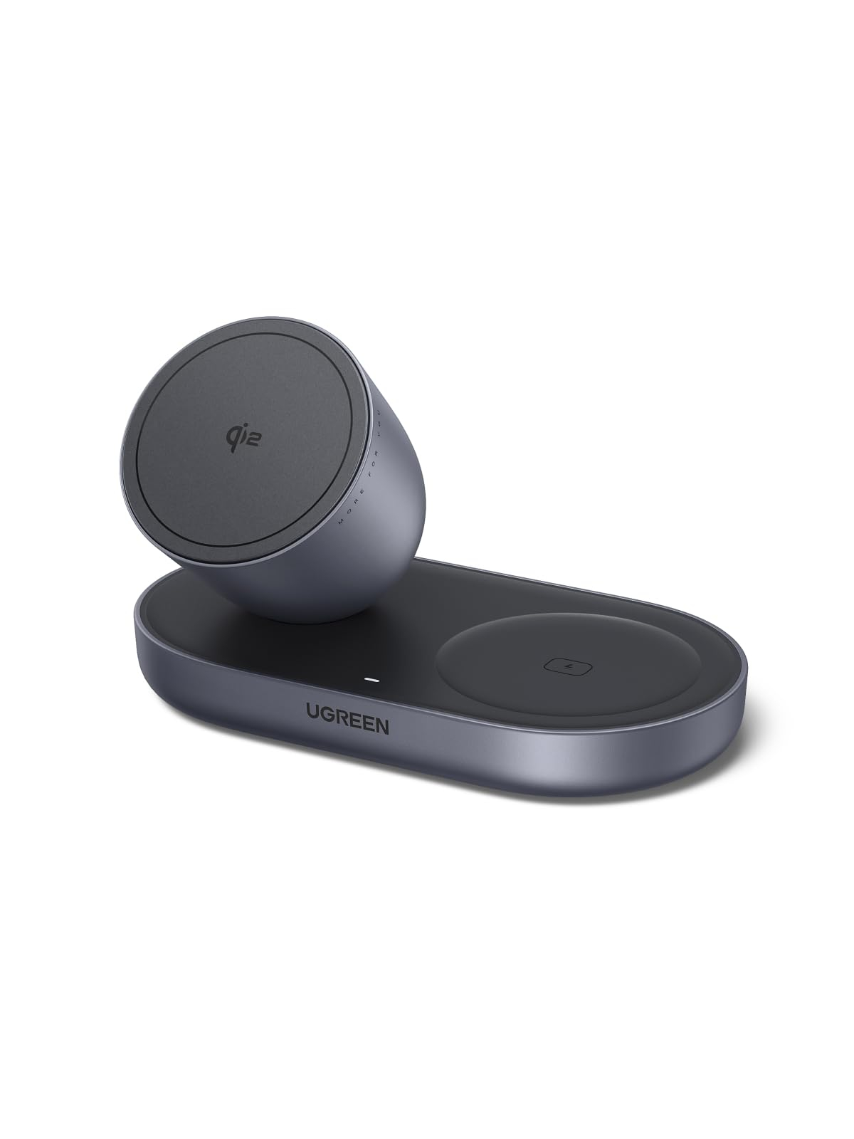 UGREEN – Zapix 2-in-1 Magnetisches Kabelloses Ladegerät | 15W | Qi2 | kompatibel mit MagSafe für iPhone & AirPods | Mit 1 m Kabel | Schwarz für 18€ (-31%)
