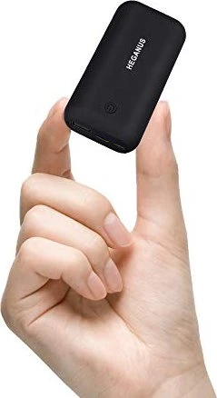 Hganus Mini Power Bank 10000mAh schwarz für 14€ (-38%)