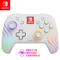 PDP Afterglow Wave Wireless Pro Controller für Nintendo Switch (RGB, 40h Akku, Weiß) für 35€ (-15%)