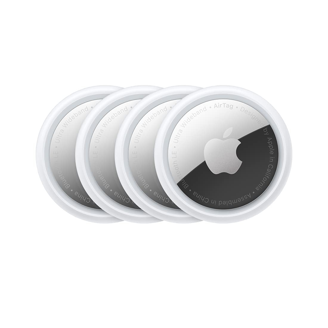Apple AirTag (1. Generation) 4er Pack – Finde Deine Sachen: Schlüssel, Geldbörsen, Gepäck, Rucksäcke, Austauschbare Batterie für iPhone/iPad für 71€ (-11%)
