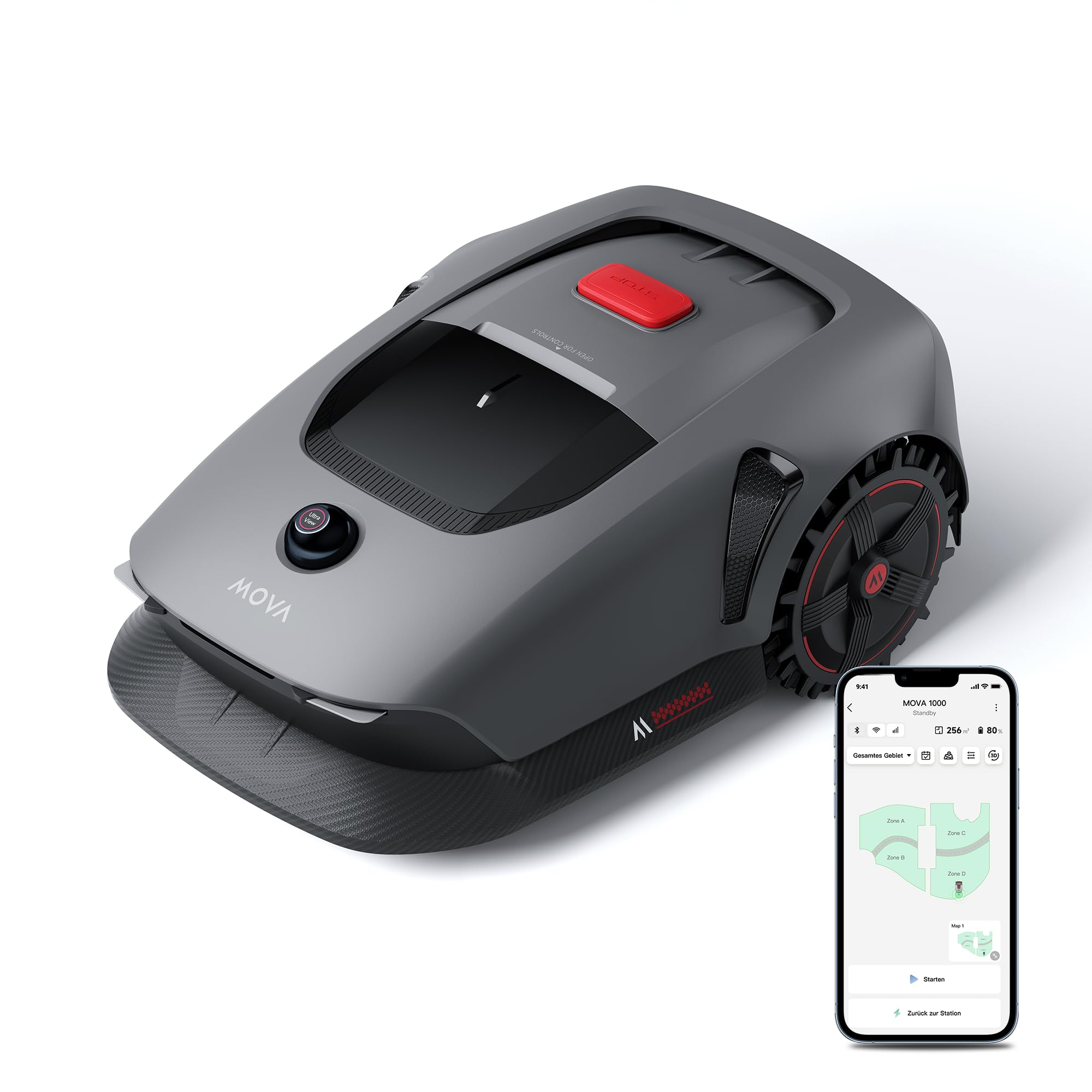 Mova 1000 Mähroboter 360° mit 3D LiDAR für 755€ (-18%)