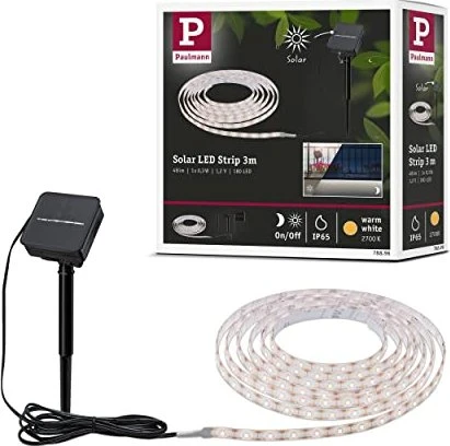 Paulmann LED Stripe Solar Basisset 0.3W warmweiß 3m für 13€ (-8%)