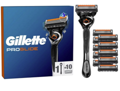 Gillette Fusion5 ProGlide Rasierer + 10 Klingen für 27€ (-24%)