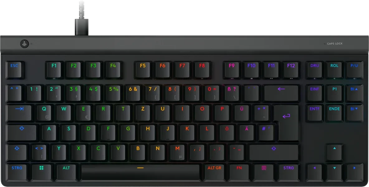 Logitech G515 TKL, schwarz, GL TACTILE, USB, DE für 72€ (-6%)