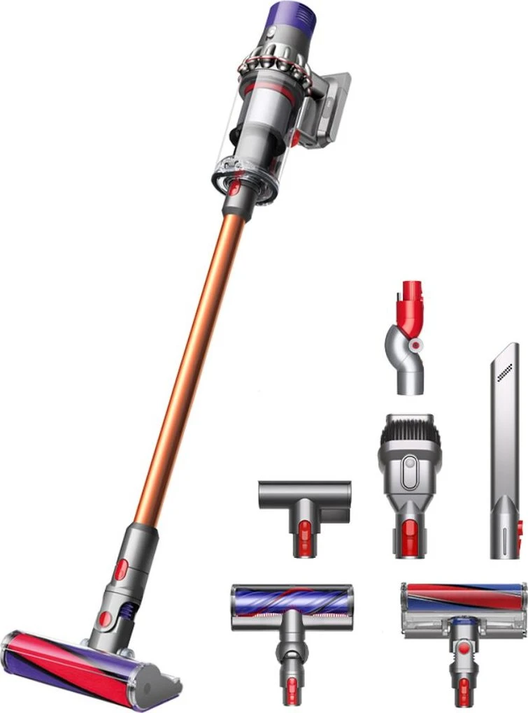 Dyson Cyclone V10 Absolute Akku-Handstaubsauger nickel/kupfer für 299€ (-14%)