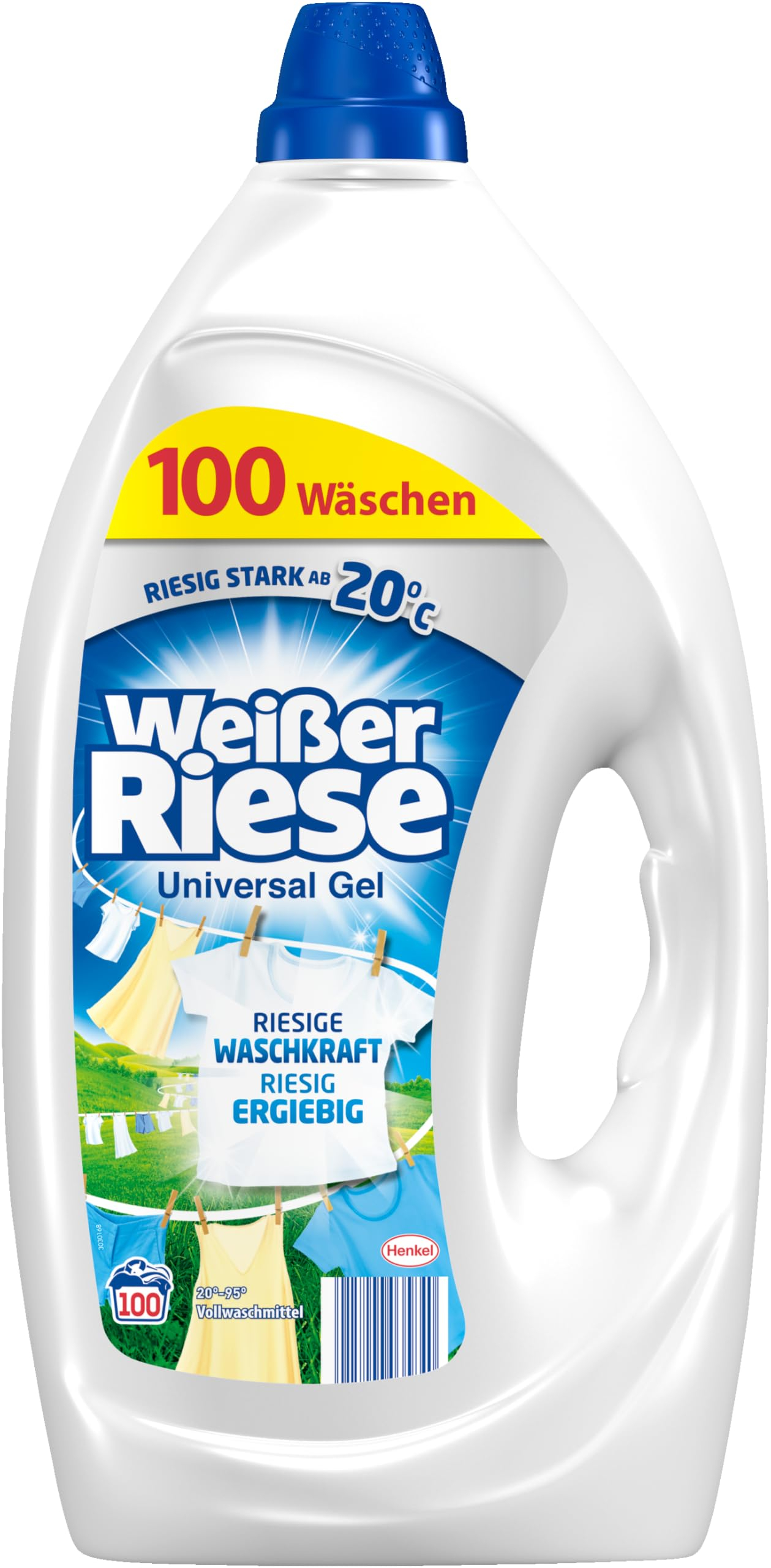 Weißer Riese Universal Gel 100 Waschladungen (11,7 Cent pro WL) für 12€ (-16%)