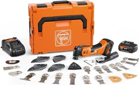 Fein MultiMaster AMM 700 Max AS Akku-Multifunktionswerkzeug inkl. L-Boxx + 2 Akkus 4.0Ah + Zubehör für 369€ (-12%)