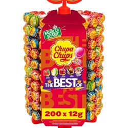 Chupa Chups Lutscher-Rad mit 200 Lollis (5 Sorten)