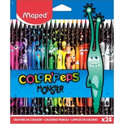 Maped COLOR’PEPS BLACK MONSTER Buntstifte (24er Set) für 5€ (-36%)