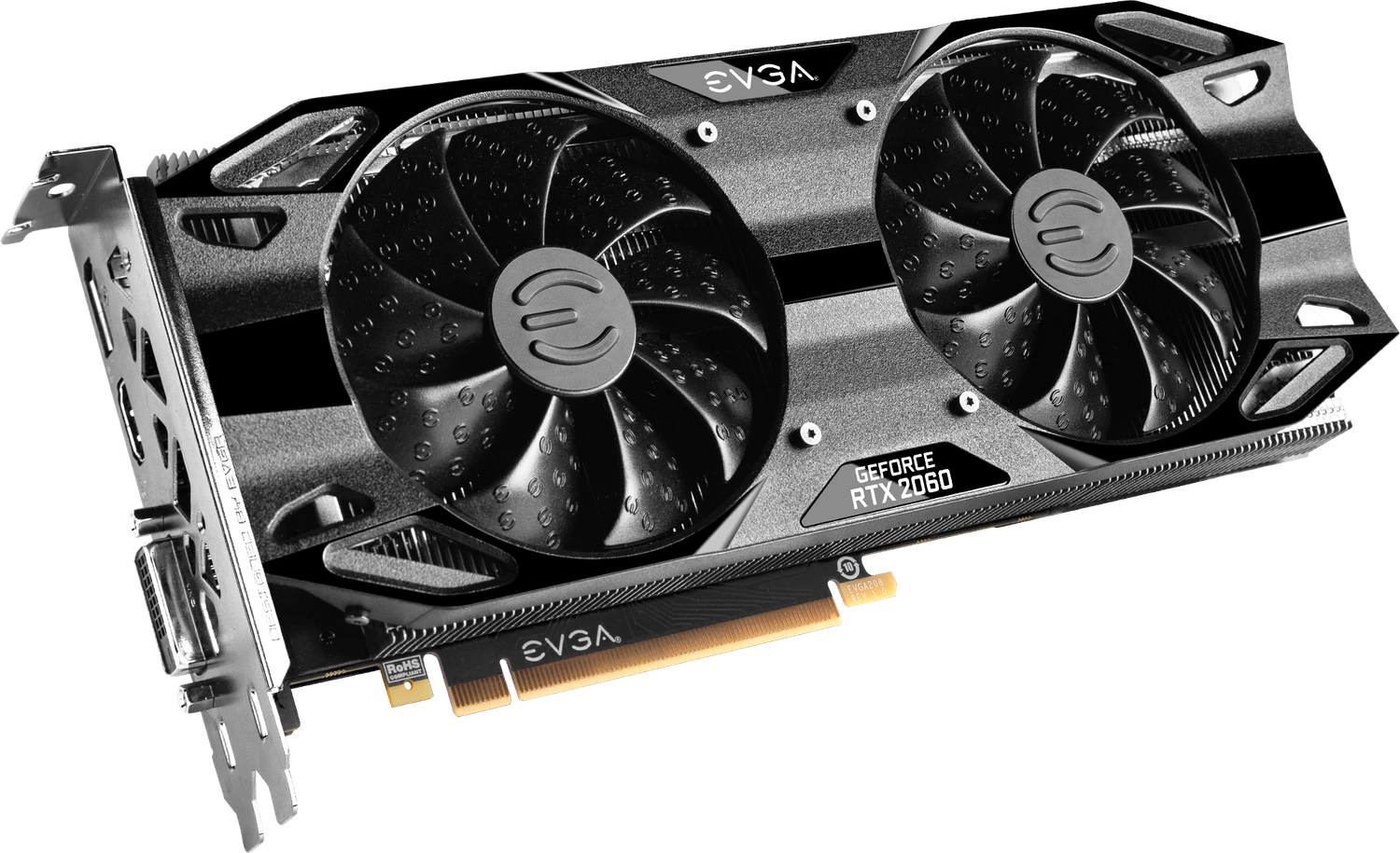 EVGA GeForce RTX 2060 XC Gaming, 12GB GDDR6, DVI, HDMI, DP für 254€ (-16%)