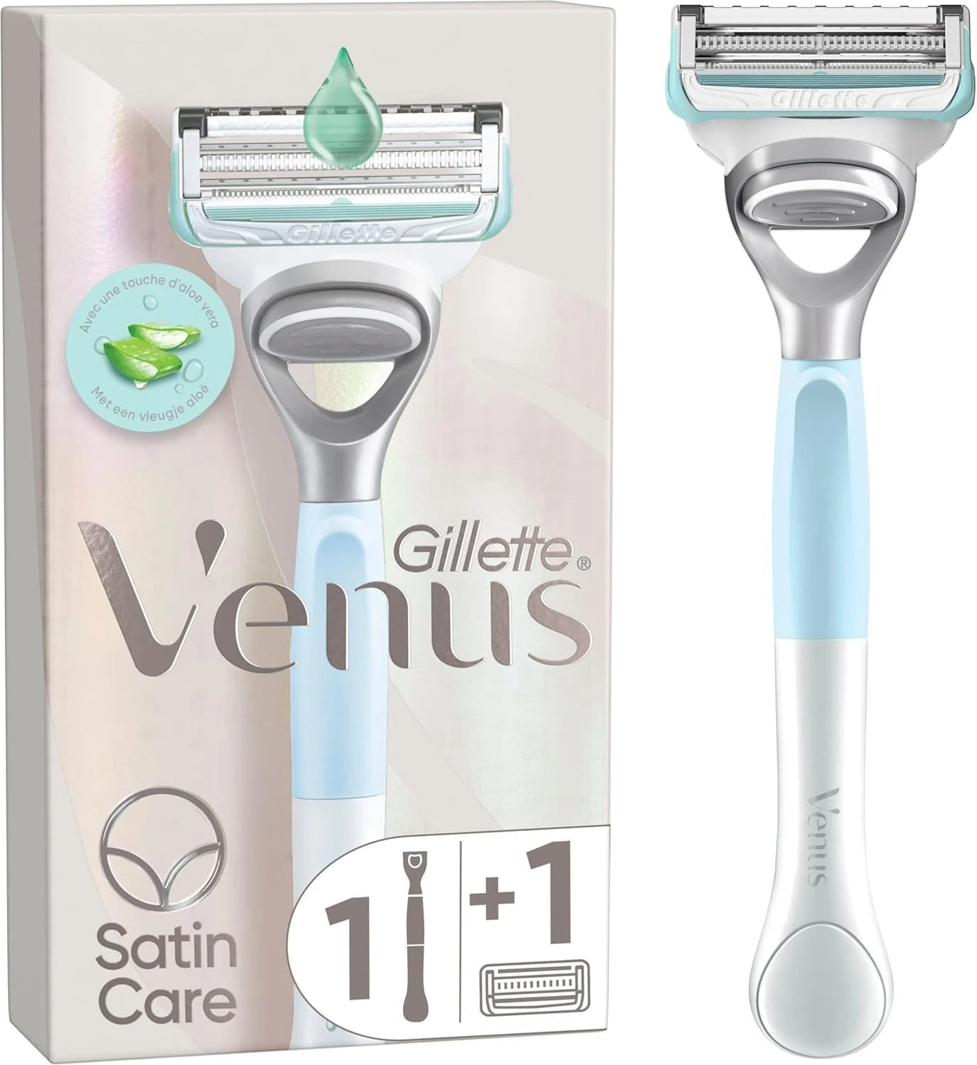 Gillette Venus Satin Care Intim-Rasierer + 1 Ersatzklinge für 8€ (-12%)