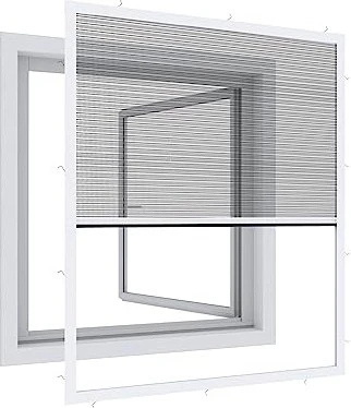 Windhager IS Expert Ultra Flat Plisseefenster-Fliegengitter 100x120cm weiß für 65€ (-17%)