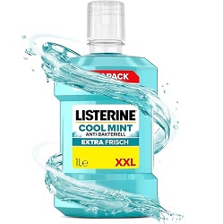 LISTERINE Cool Mint Mundwasser (1000 ml) für 4€ (-39%)