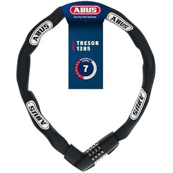 ABUS Tresor 1385/85 Kettenschloss mit Zahlencode (85 cm, gehärteter Stahl)