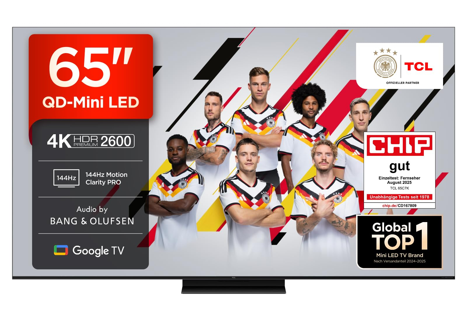 TCL 65C7K 65 Zoll QD-Mini LED, 4K HDR Premium 2600 NITS,Google TV mit 144Hz + 11fach Payback effektiv 707,85 AMAZON/MM /Saturn für 749€ (-12%)