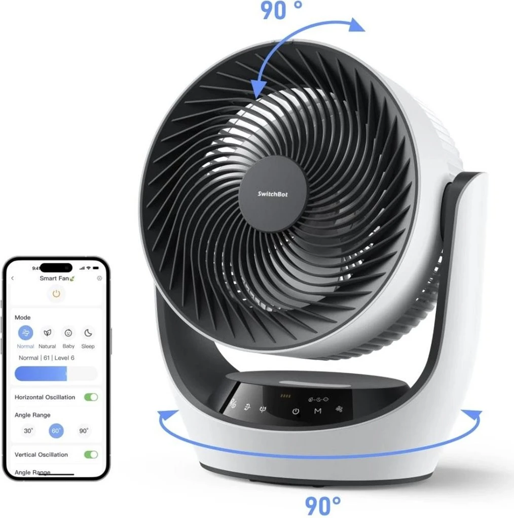 SwitchBot Circulator Tischventilator für 83€ (-26%)
