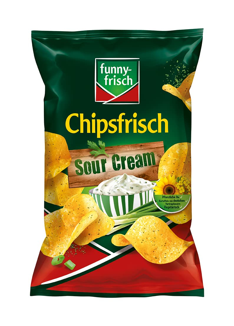 funny-frisch Chipsfrisch Sour Cream 150g für 1€ (-37%)