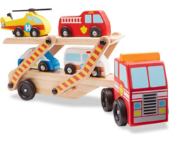 Melissa & Doug Autotransporter mit Rettungsfahrzeugen für 11€ (-40%)